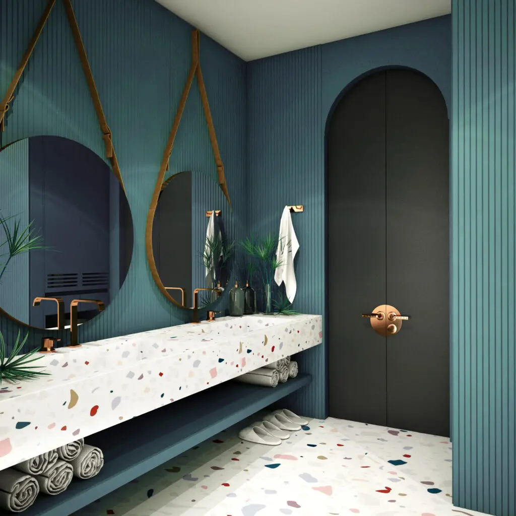 Bathroom trends - terrazzo